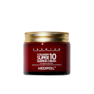 MEDIPEEL Collagen Super 10 Sleeping Cream Ночной крем для лица с коллагеном (70ml)