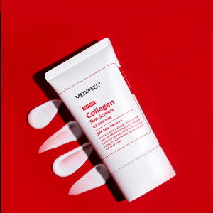 MEDIPEEL Red Lacto Collagen Lifting Sun Screen SPF50+PA++++ Солнцезащитный крем (50g)