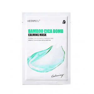 MEDIPEEL Bamboo Cica Bomb Calming Mask Успокаивающая маска с центеллой и бамбуком (25ml)