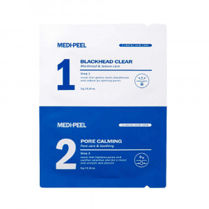 MEDIPEEL Extra Super 9 Plus Blackhead Out Nose Pack Очищающая маска от черных точек (3g+4g)