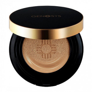GENOSYS SKIN CARING BLEMISH BALM CUSHION Ухаживающий BB-кушон с тонирующим эффектом тон 02 BEIGE (15 гр. + 15 гр.)